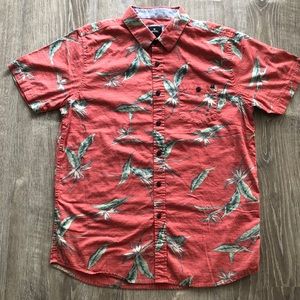 Rip Curl short sleeve aloha shirt 100% cotton L